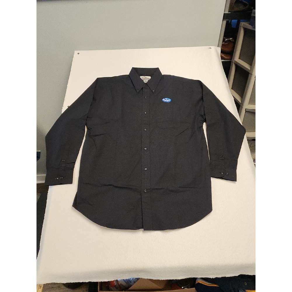 Tri Mountain Mens Collared Black Shirt Size XL OCEAN SPRAY LOGO NWOT